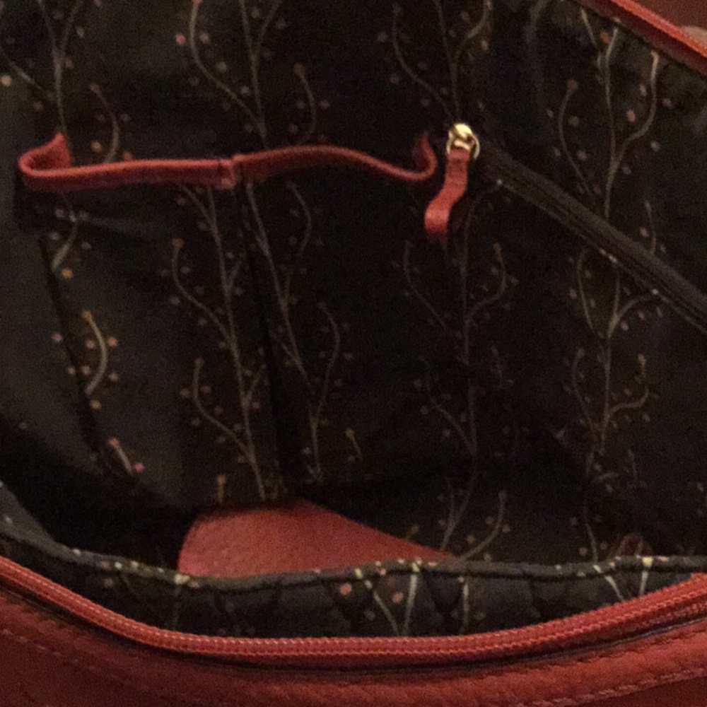 Burnt Orange Leather Handbag - Picture 6 of 6